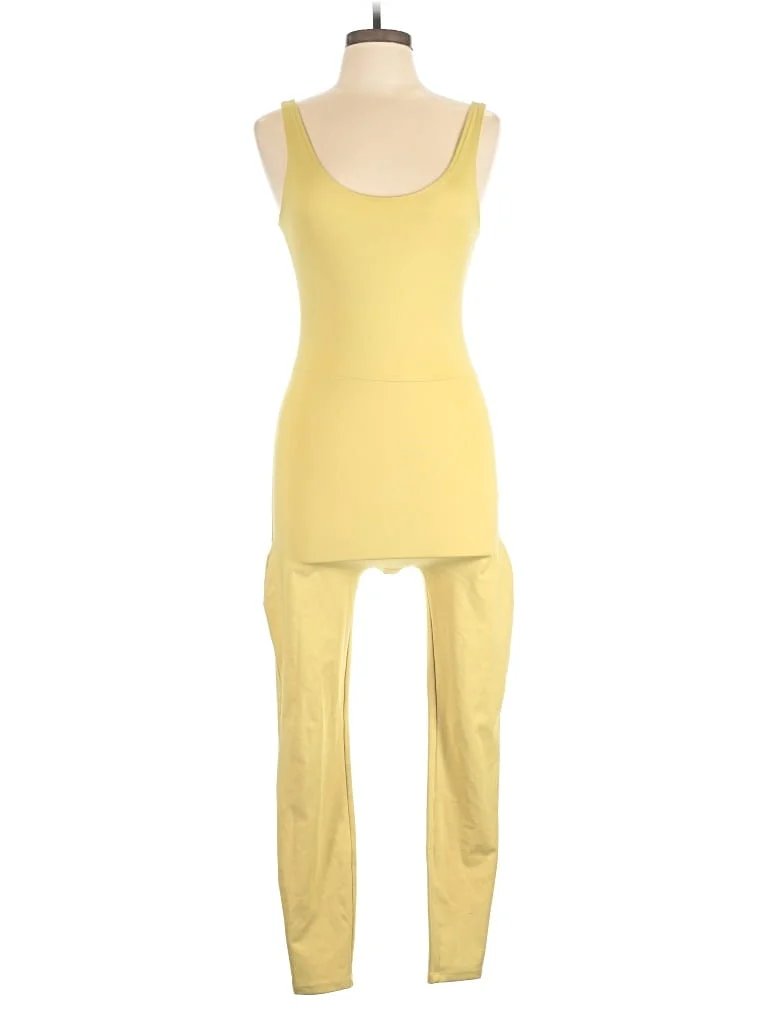Girlfriend Collective Jumpsuit: Yellow Jumpsuits - Size Medium