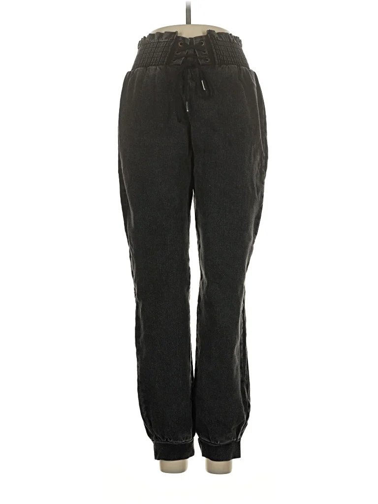 Story Jeggings - Mid/Reg Rise: Black Bottoms - Size Small