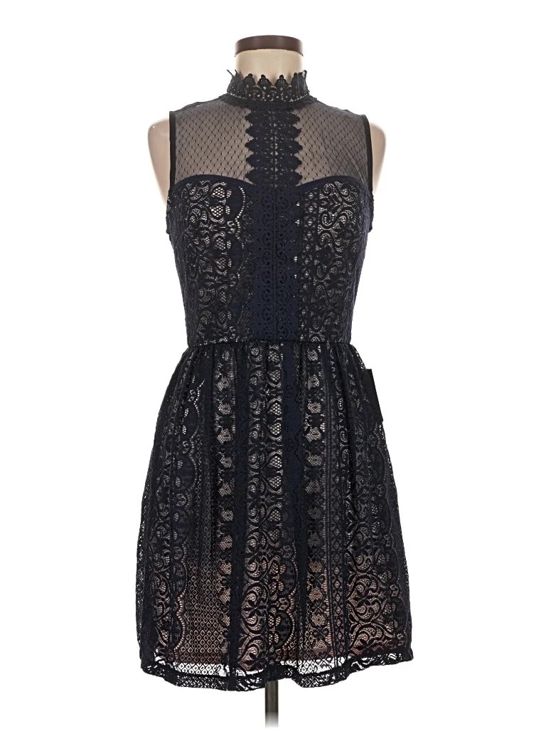I.N. San Francisco Cocktail Dress: Black Dresses - New - Size 7