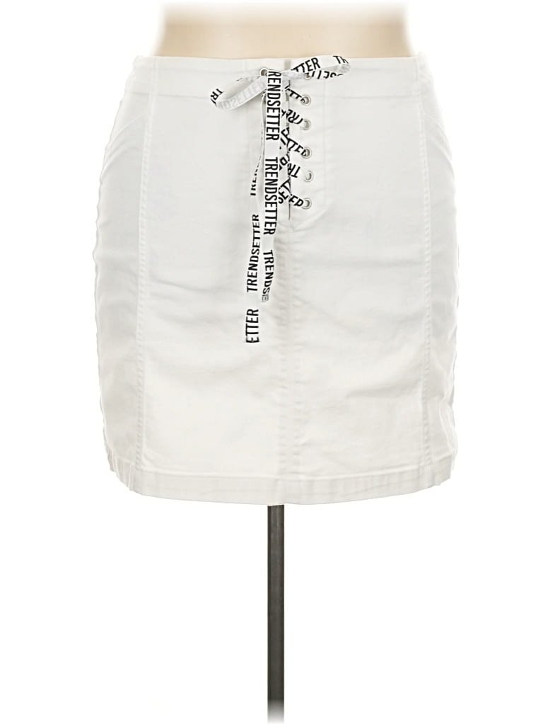 TRENDS Casual Skirt: White Bottoms - Size 18