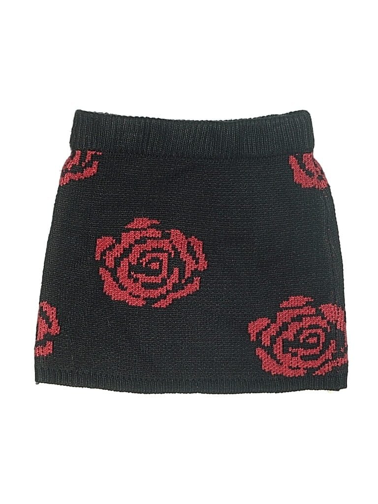 Nova Skirt: Black Graphic Pattern Skirts & Dresses - Size 6
