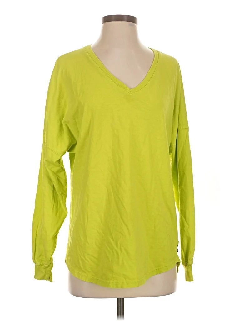 Atlantis Long Sleeve T-Shirt: Green Tops - Size Small