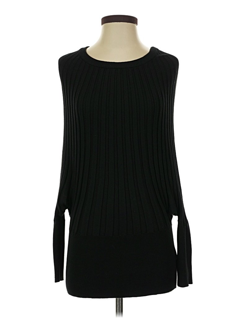Madison Lilly Long Sleeve Top Black Boatneck Tops - Used - Size Small