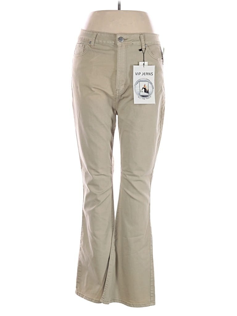 VIP Jeans Khakis - High Rise: Tan Bottoms - Size 17