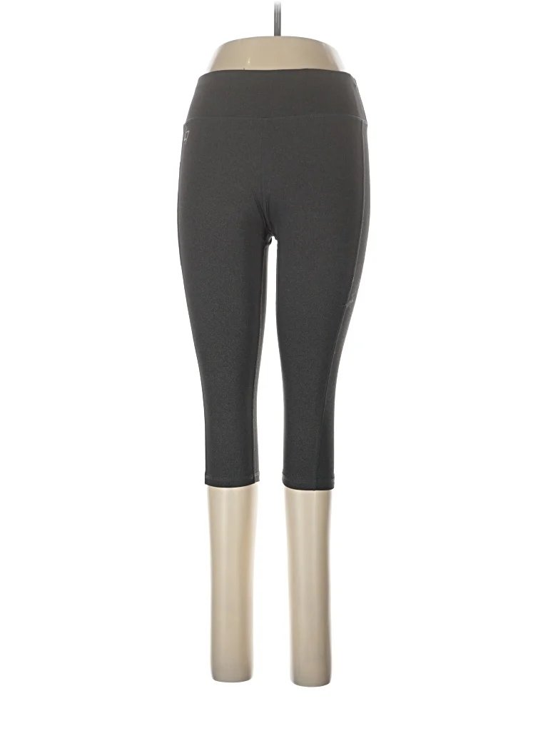 Fittin Active Pants - High Rise: Gray Activewear - Size Large