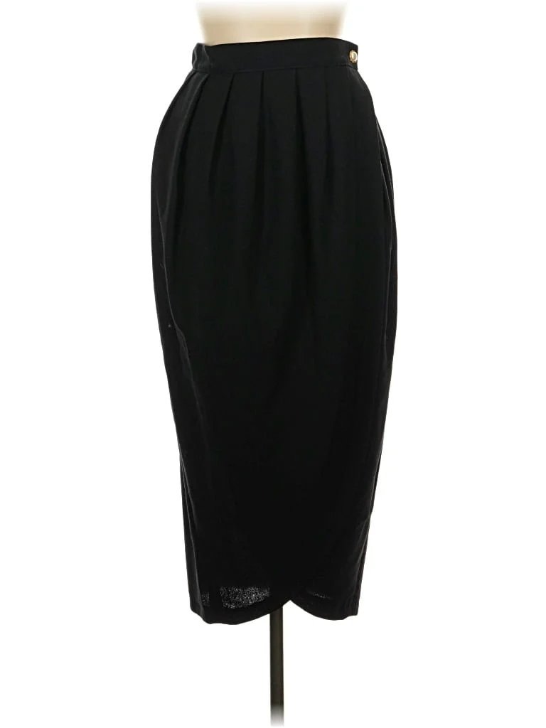 Harvey Nichols Formal Skirt: Black Solid Pattern Bottoms - Size 12