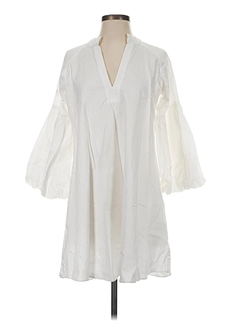 Kasia Casual Dress: White Dresses - Used - Size X-Small