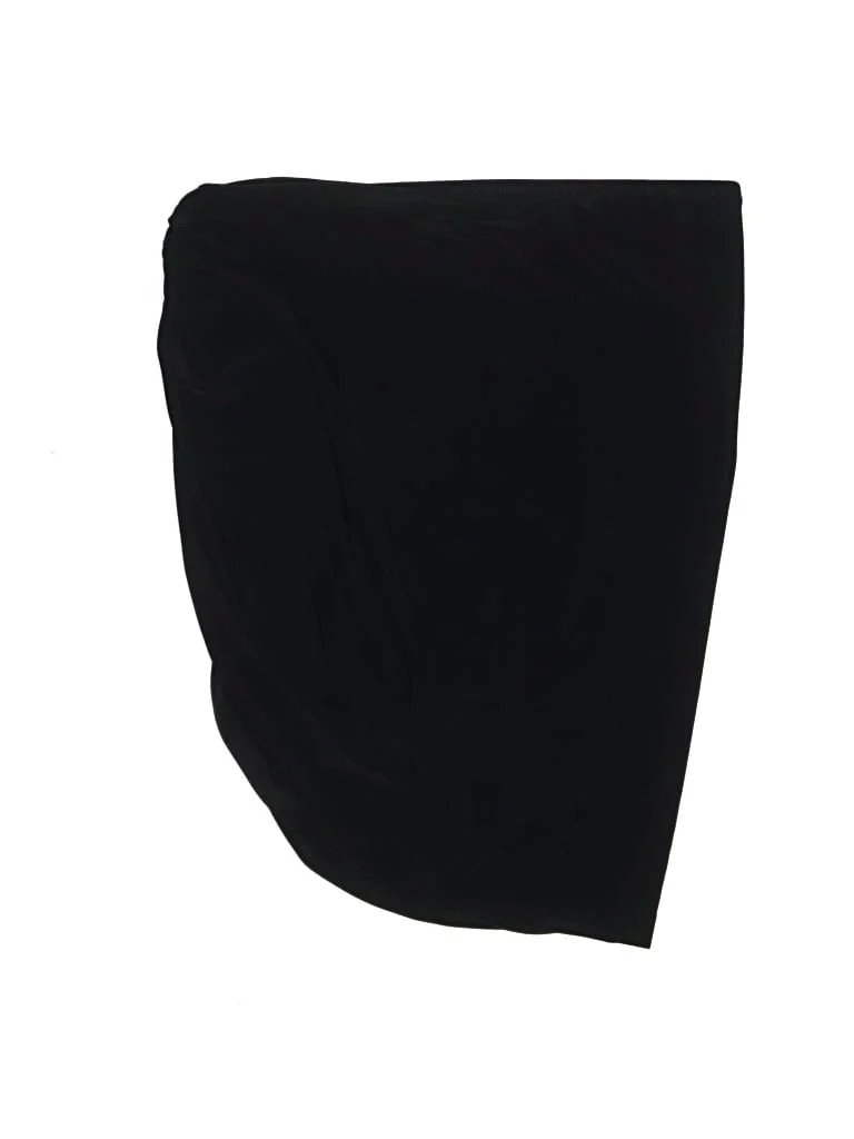 Norma Kamali Casual Skirt: Black Solid Pattern Bottoms - Size Small