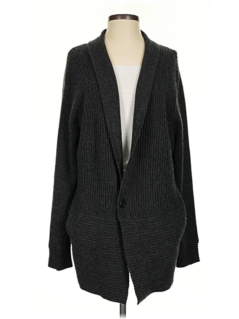 HAVVA Blazer Jacket: Gray Jackets & Outerwear - Size Small