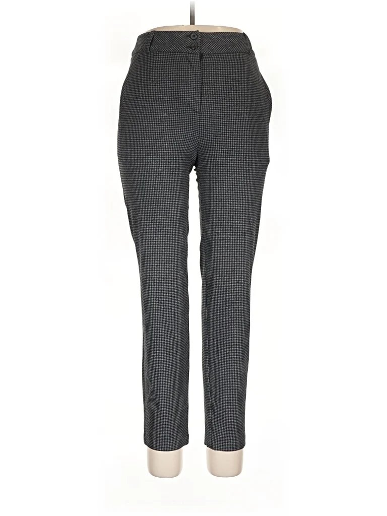 Gaala Dress Pants - High Rise: Gray Bottoms - Size 38