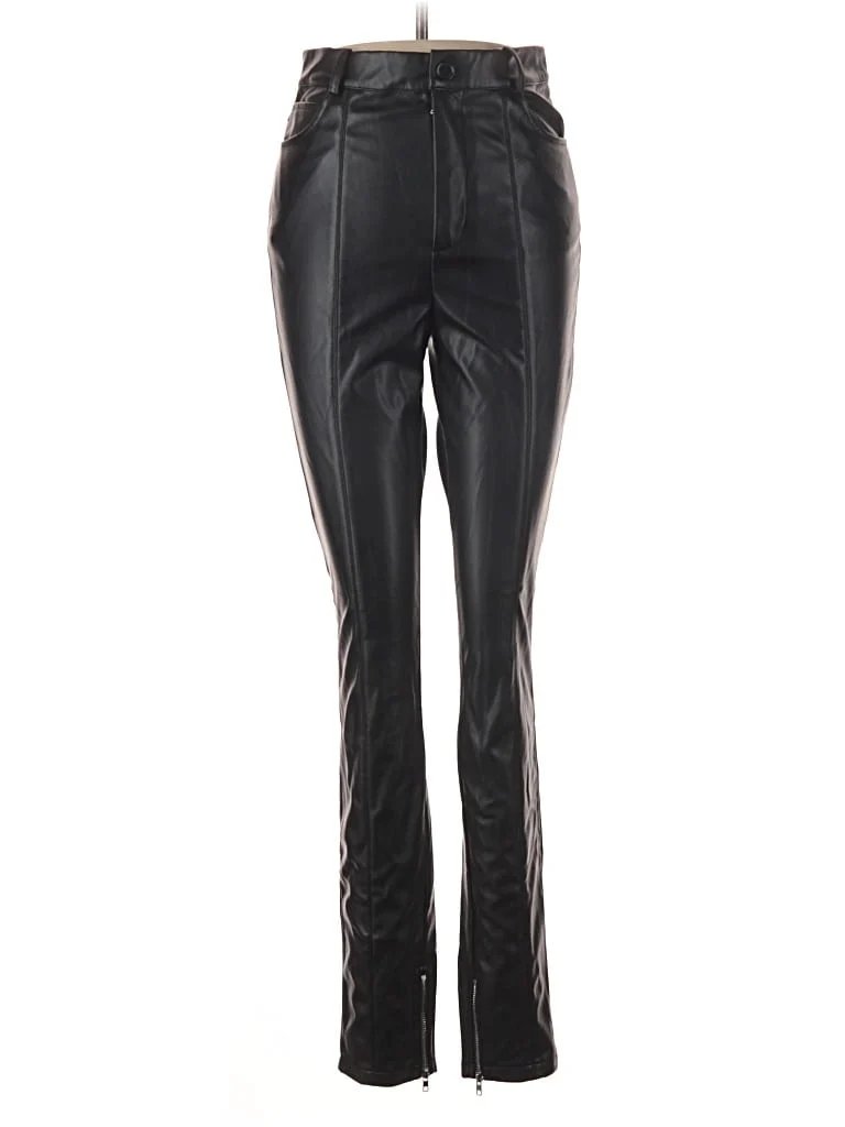 Superdown Track Pants - High Rise: Black Activewear - Size Small