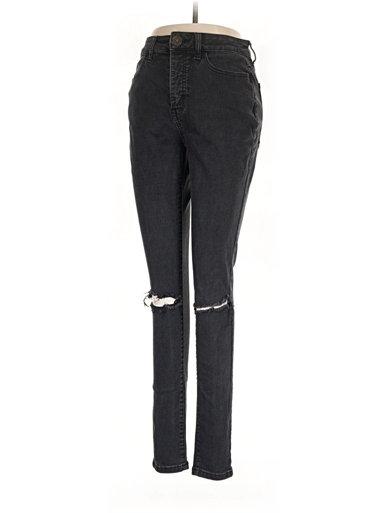 SO Jeans - Mid/Reg Rise: Black Bottoms - Size 9