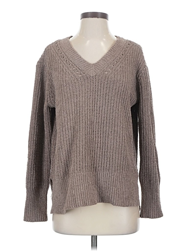 SO Pullover Sweater: Gray Tops - Size X-Small