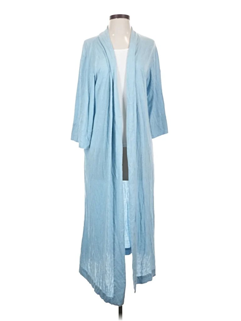 Natori Cardigan Sweater: Blue Sweaters & Sweatshirts - Size Small