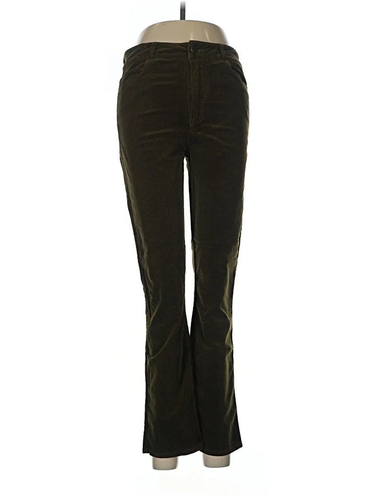 Paige Casual Pants - High Rise: Green Bottoms - Size 27