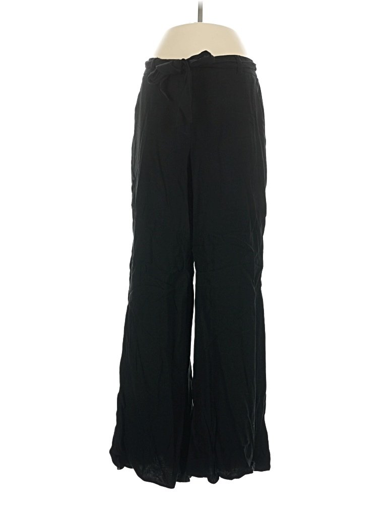 H By Halston Dress Pants - Mid/Reg Rise: Black Bottoms - Size 4