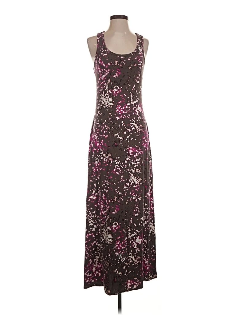 Cynthia Rowley Casual Dress: Brown Floral Pattern Dresses - Size Small