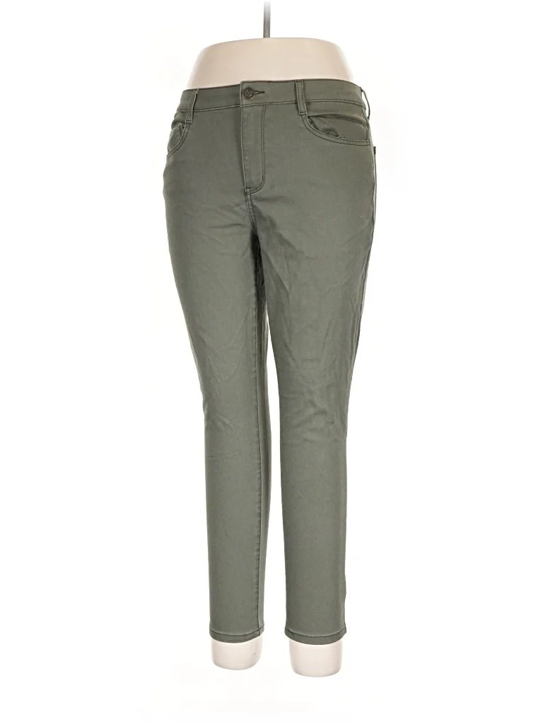 SO Jeggings - Mid/Reg Rise: Green Bottoms - Size 13