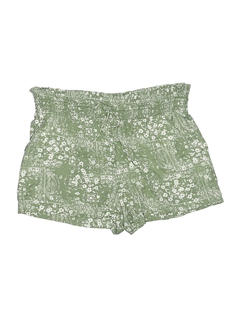 SO Shorts: Green Print Pattern Bottoms - Size X-Large