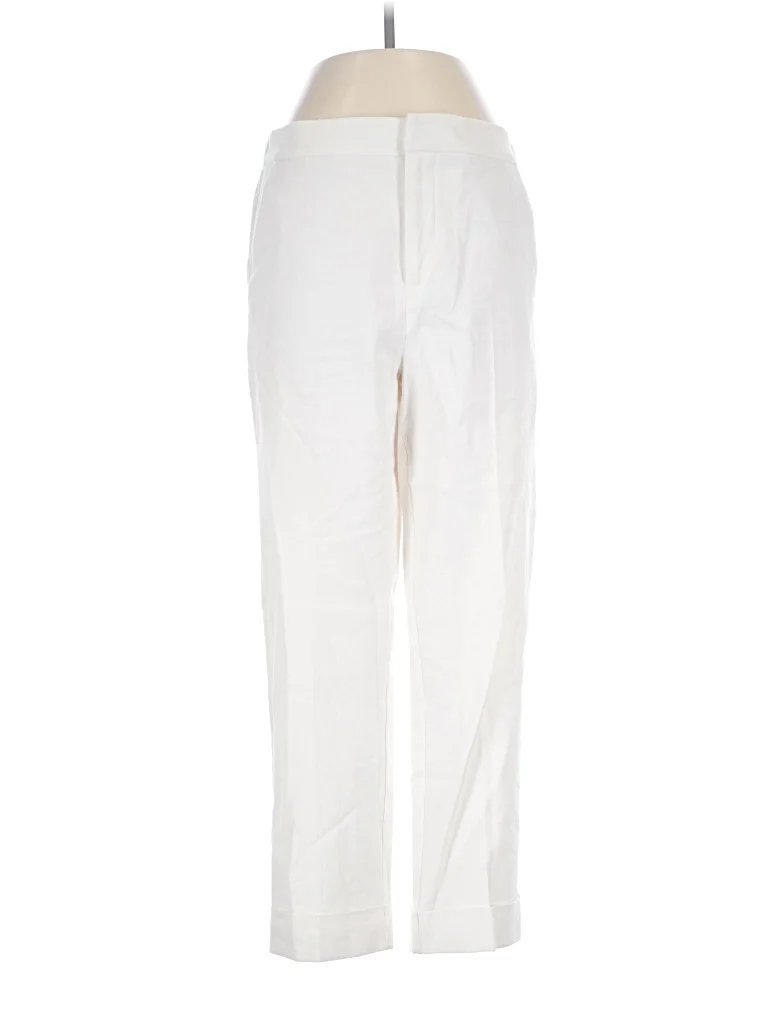 Brochu Walker Casual Pants - High Rise: Ivory Bottoms - Size Small