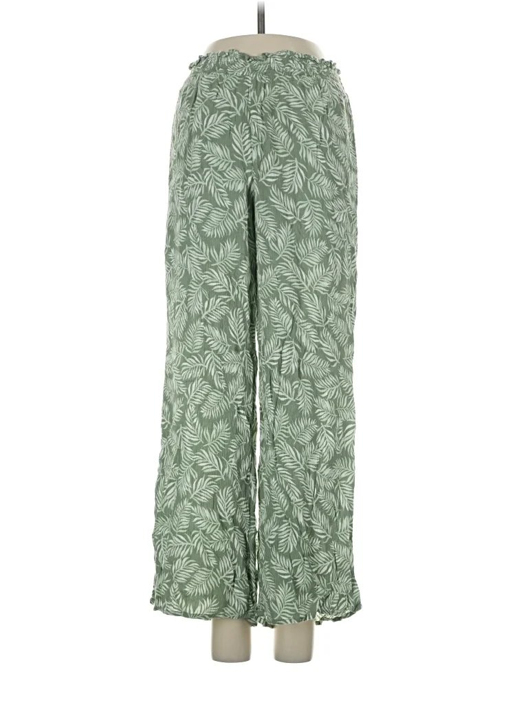 SO Casual Pants - Mid/Reg Rise: Green Bottoms - Size 10