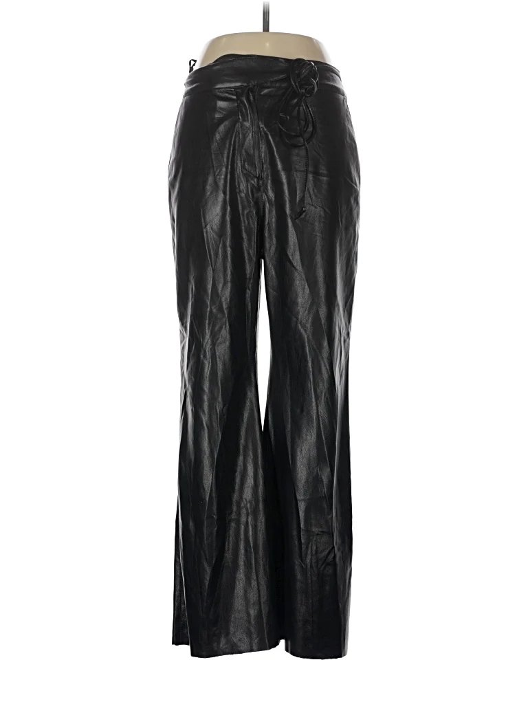 Nanushka Casual Pants - High Rise: Black Bottoms - Size Large