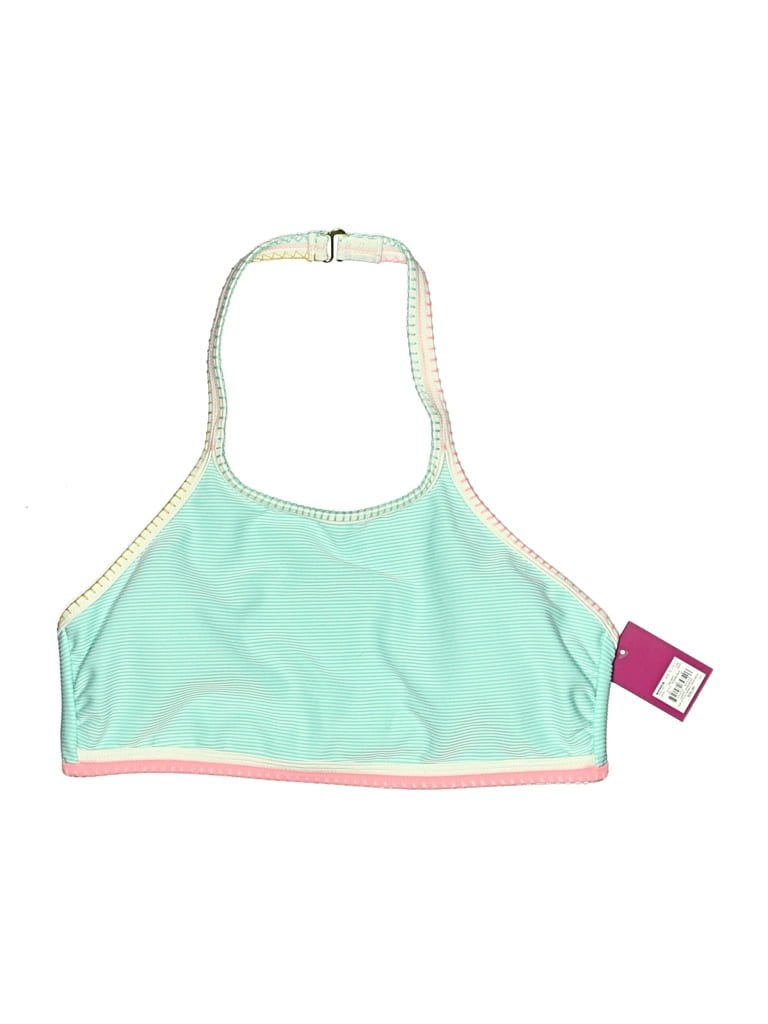 SO Swimsuit Top Green Swimwear - New - Size X-Large