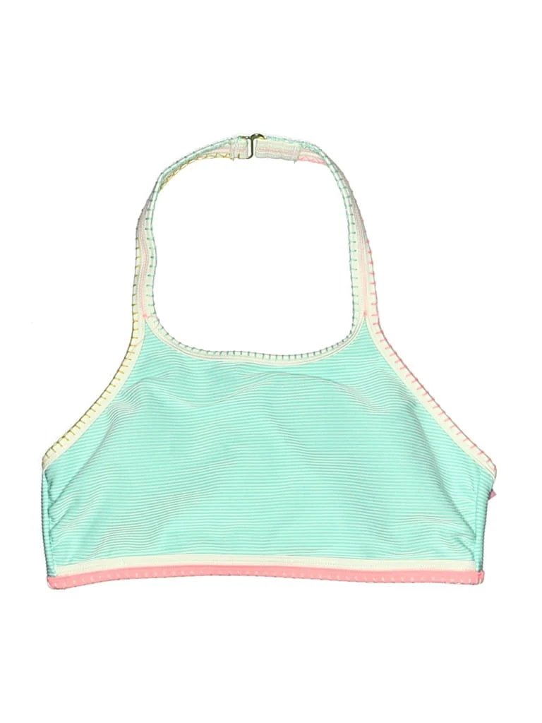 SO Swimsuit Top Green Swimwear - New - Size Large