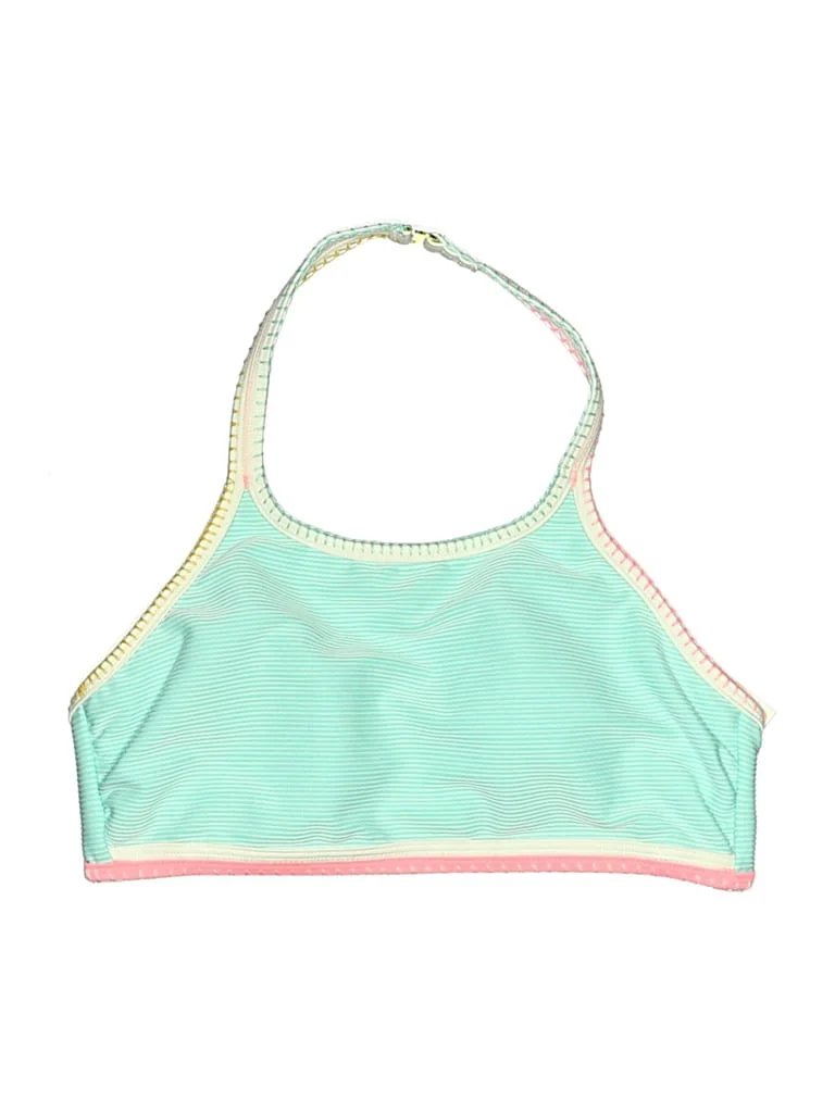 SO Swimsuit Top Green Swimwear - New - Size Large