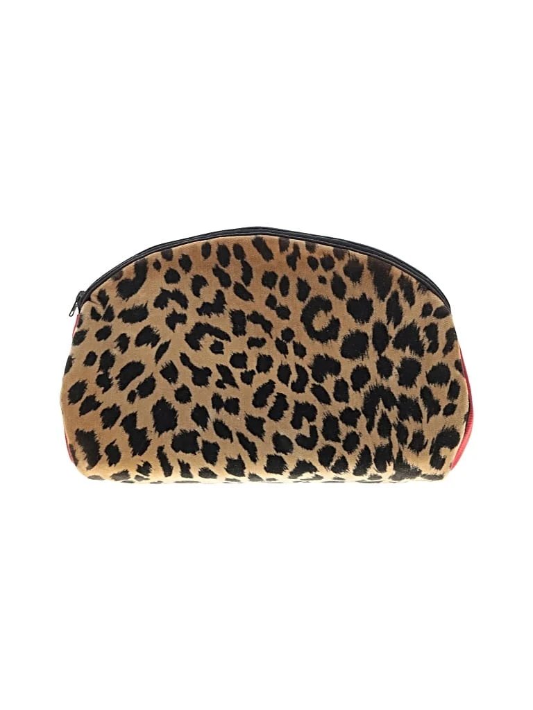 Christian Dior Makeup Bag: Tan Animal Print Pattern Accessories