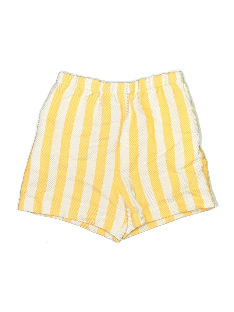 Attersee Shorts: Yellow Stripes Pattern Bottoms - Size 1
