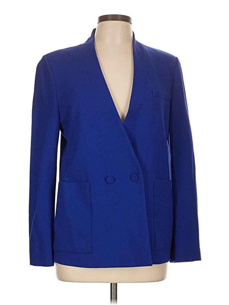 MM. LaFleur Blazer Jacket: Blue Jackets & Outerwear - Size 10