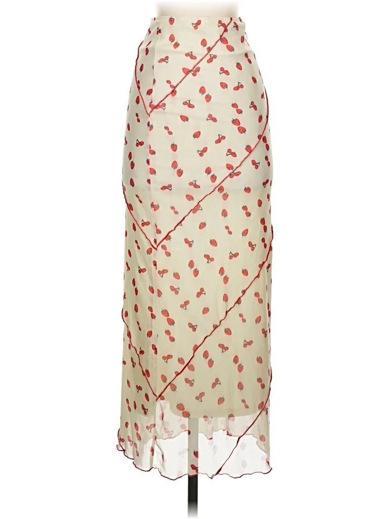 Mure + Grand Formal Skirt: Ivory Bottoms - Size X-Small