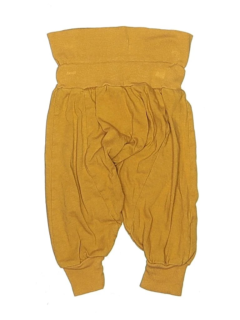 Mini Mioche Casual Pants: Yellow Bottoms - Size 0-3 Month