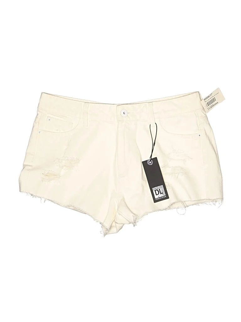 DL1961 Shorts: Ivory Bottoms - Size 30