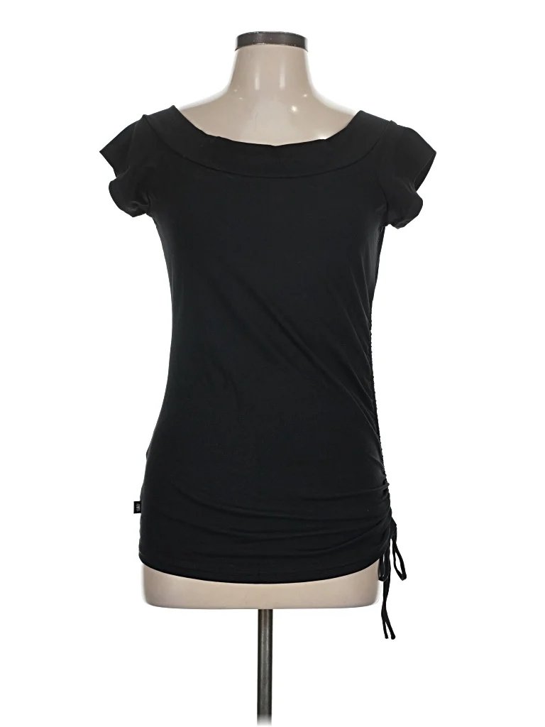 Nectar Creations Sleeveless T-Shirt: Black Tops - Size Large