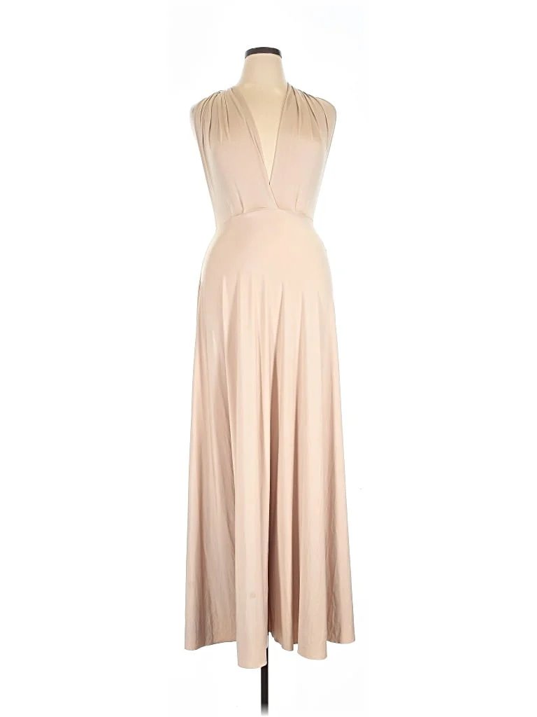 Henkaa Cocktail Dress: Tan Dresses - Size 1X