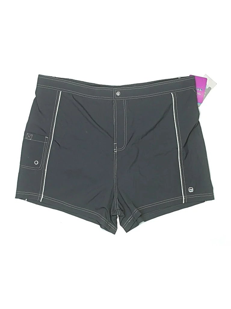 Free Country Board Shorts: Gray Swimwear - Size 1X