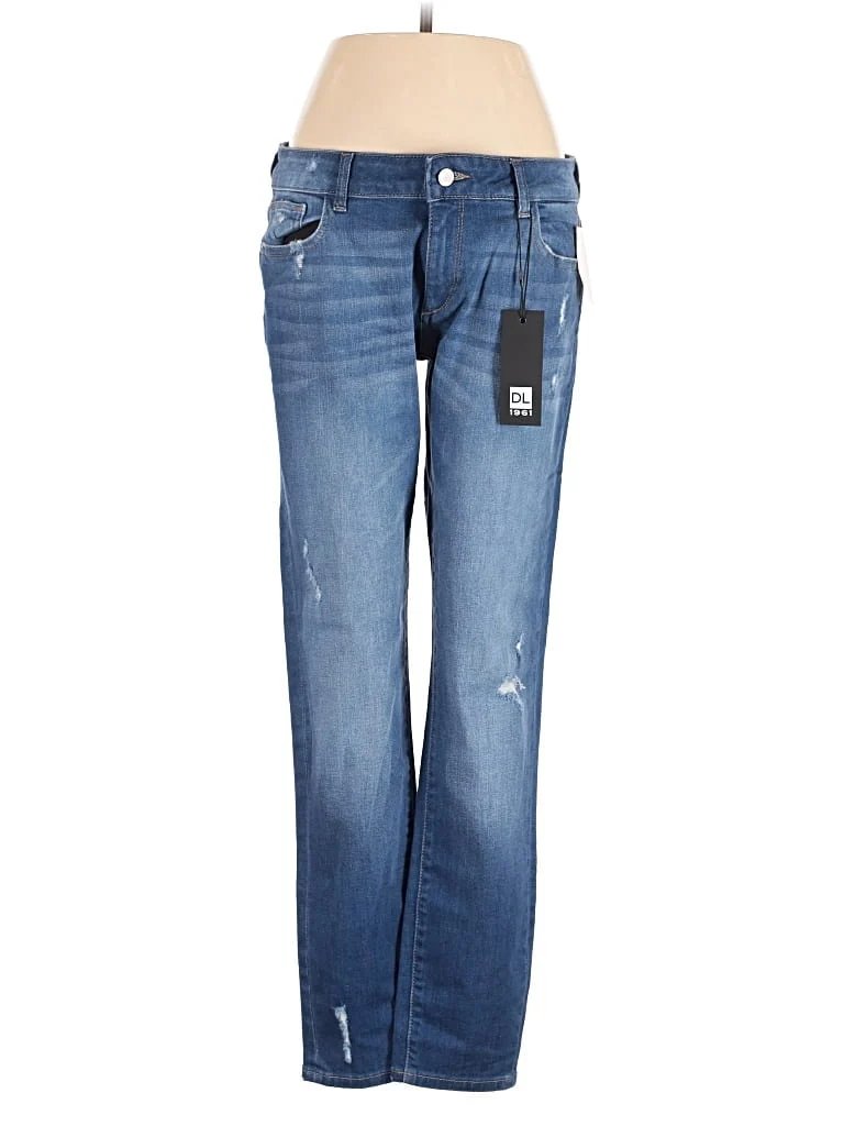 DL1961 Jeans - Mid/Reg Rise: Blue Bottoms - Size 28