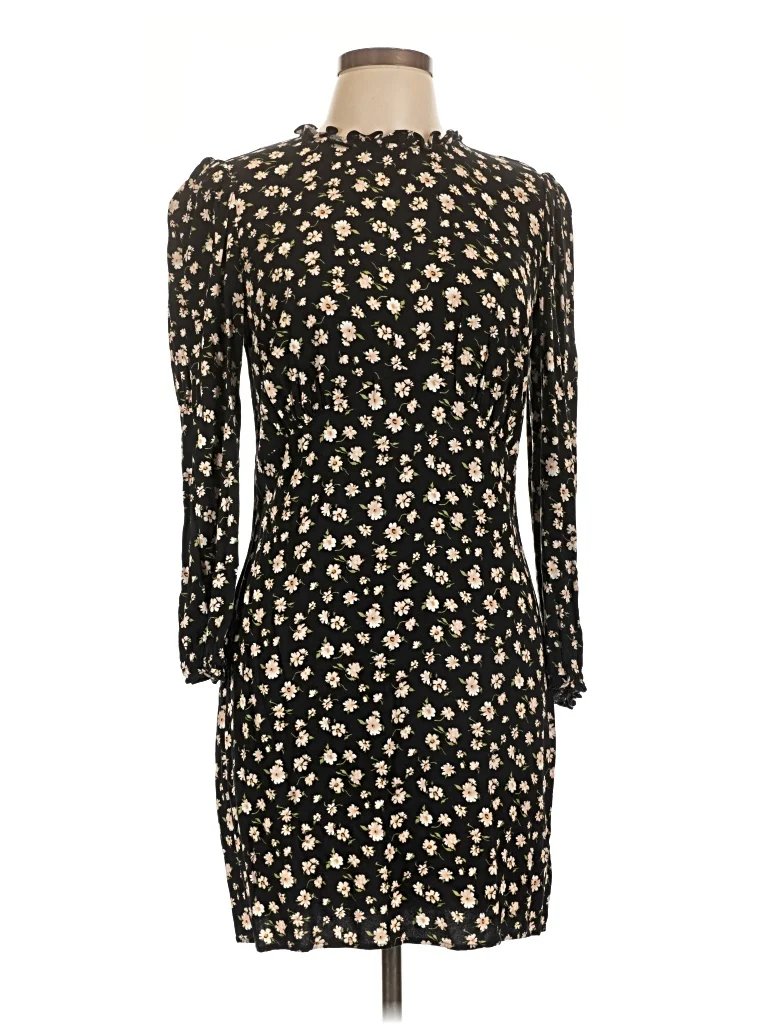 Reformation Jeans Casual Dress: Black Dresses - Used - Size 10