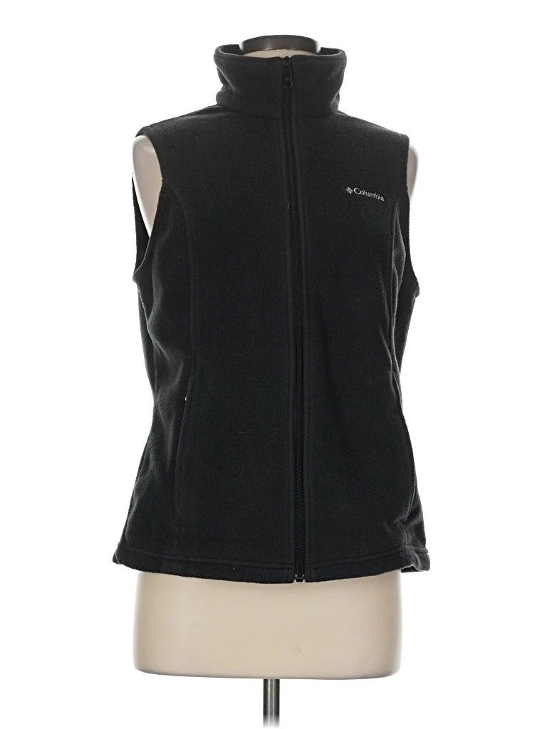 Columbia Vest: Black Jackets & Outerwear - Size Medium