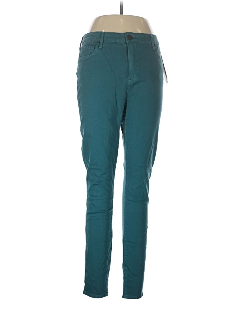 Kut from the Kloth Casual Pants - Mid/Reg Rise: Teal Bottoms - Size 12