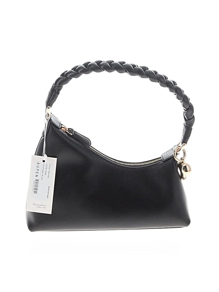 Aupen Shoulder Bag: Black Bags