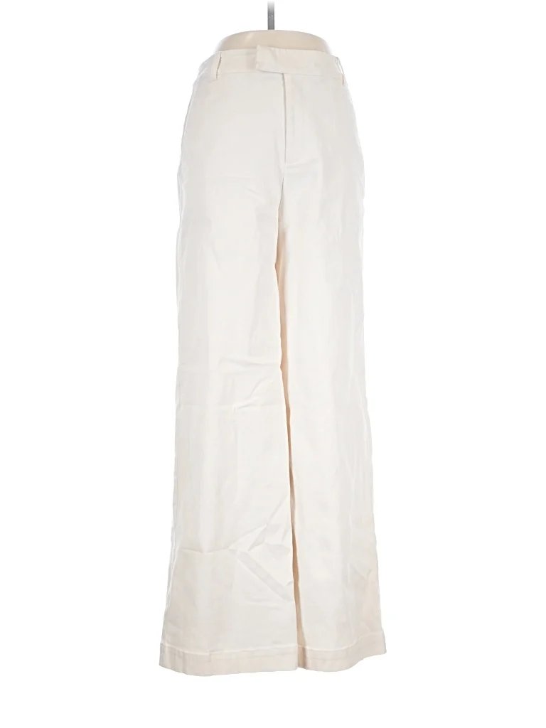 Cami NYC Casual Pants - High Rise: Ivory Bottoms - Size 6
