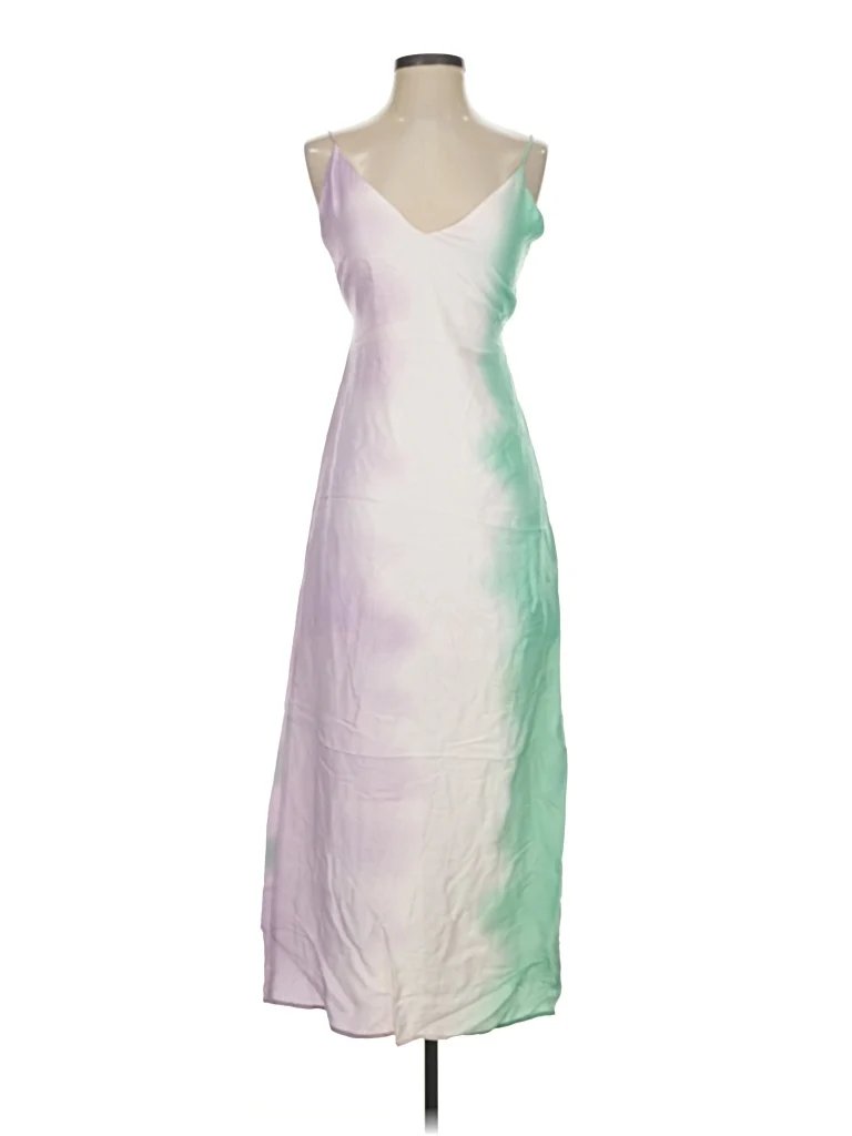 Eiko Ai Casual Dress - Slip dress: Purple Tie-dye Pattern Dresses - Used - Size Small