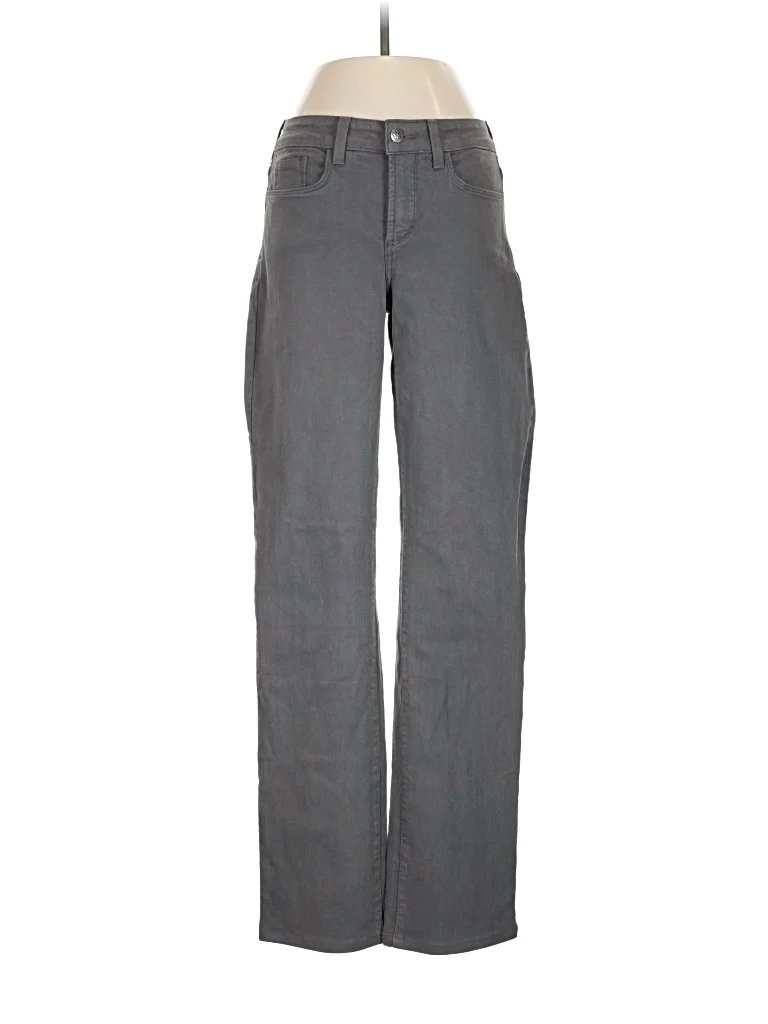 Not Your Daughter's Jeans Jeans - Mid/Reg Rise: Gray Bottoms - Size 2