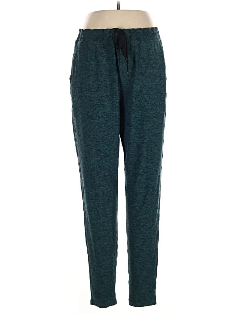 Outdoor Voices Casual Pants - High Rise: Teal Bottoms - Size X-Large