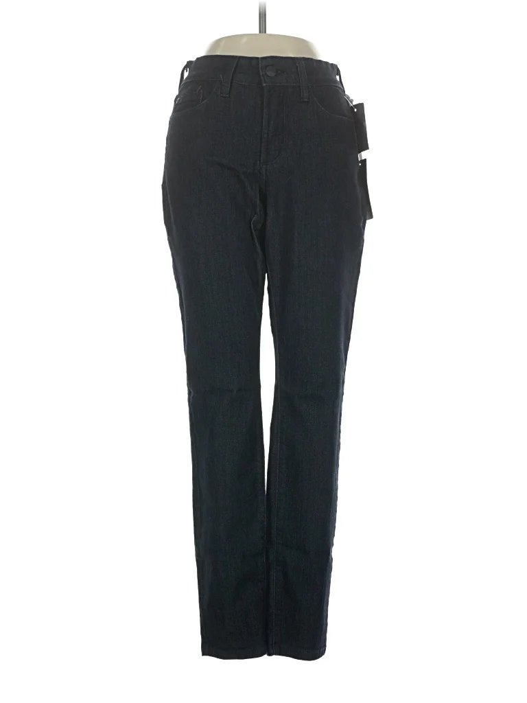 Not Your Daughter's Jeans Jeans - Mid/Reg Rise: Black Bottoms - Size 0