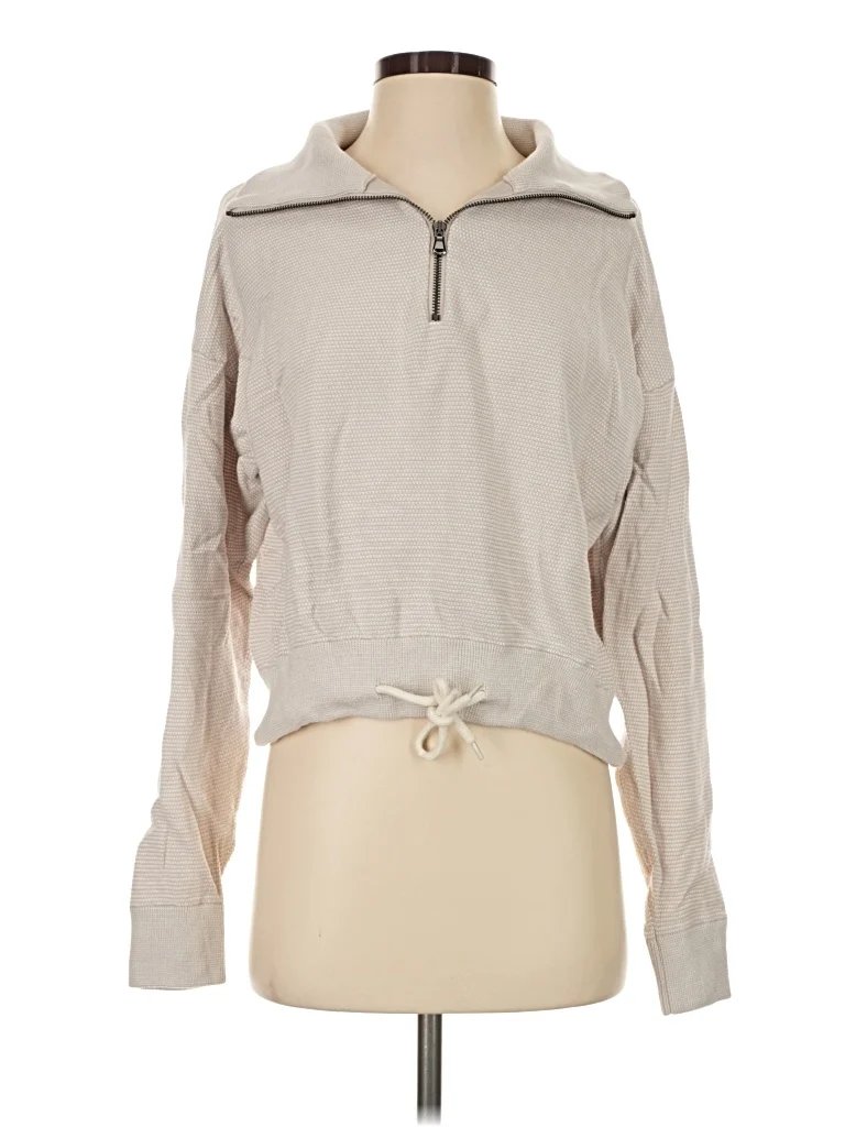 Varley Pullover Sweater: Tan Tops - Size X-Small