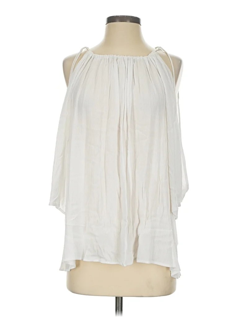 Shaina Mote Tank Top Ivory Cold Shoulder Neckline Tops - New - Size 2